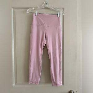Lululemon Cropped Purple Leggings